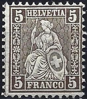 Switzerland 1881 - Mi 37a - YT 50 ( Sitting Helvetia ) MNH** - Ongebruikt