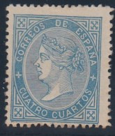 ESPAÑA 1867 - Edifil #88 - MLH * - Neufs