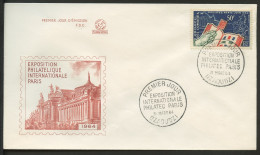 Comores - Comoros - Komoren FDC 1964 Y&Tn°32 - Michel N°60 - 50f Exposition PHILATEC - Storia Postale