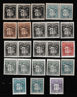 ANDORRA  FR 1937  **  MNH   BUEN  LOTE  DE  23  SELLOS  PERFECTOS - Nuovi