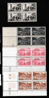 ANDORRA  FR 1944+48+55  **  MNH   BUEN  LOTE  DE  4   SELLOS  X4  PERFECTOS  ALTO  VALOR - Unused Stamps