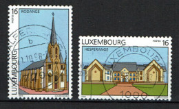 Luxembourg 1998 - YT 1394/1395 - Tourism, D'Hesperange, Rodange - Used Stamps