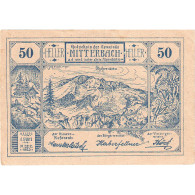 Autriche, Mitterbach, 50 Heller, Montagne, 1920, 1920-12-31, SUP, Mehl:FS 618a - Oesterreich