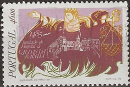 PORTUGAL 1985 Anniversaries - 46e. - Queen Leonor And Hospital (500th Anniv Of Caldas Da Rainha Thermal Hospital) FU - Used Stamps