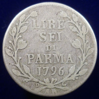 Italia - Parma - 6 Lire 1796 - Ferdinando Di Borbone (1765-1802) - Parma