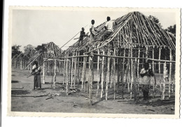 Republique Centrafricaine  -A.E.F. - Oubangui - Construction D'un Village  - Par  R Pauleau  Douala - Centrafricaine (République)