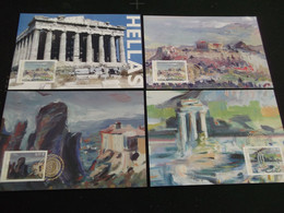 Greece 2009 Greek Monuments Of World Cultural Heritage Card Set VF - Maximumkaarten