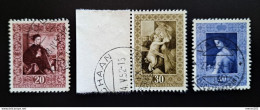 Liechtenstein 1952, Mi 306-08 Gestempelt "Gemälde III" - Gebraucht