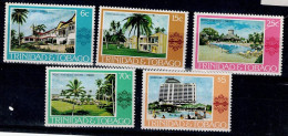 TRINIDAD & TOBAGO 1976 LANDSCAPE PAINTINGS MI No 345-9 MNH VF!! - Trinidad & Tobago (1962-...)