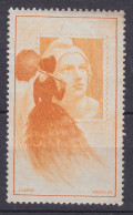 France Marianne Vignette Yellow Jaune - J. CARRÉ - MAZELIN, MNH** - Philatelic Fairs