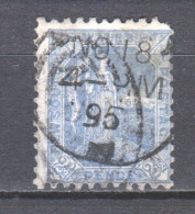 Australia - New South Wales 1891 Mi 79 With Upside Down WM Canceled  - Usati