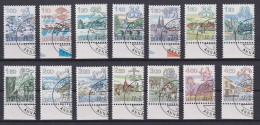 1982-1986 Schweiz ° Zum: CH 680-693, Mi: CH 1227-1231+1242-1244+1264-1266+1288+1289+1314,Tierkreiszeichen - Gebraucht