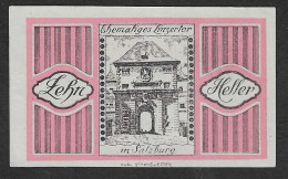 Austria - Notgeld Non Circolato FdS UNC Da 10 Heller Salzburg (JPR) 862a-10 -1920 - Oesterreich