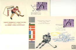 820  Championnat Du Monde De Hockey Sur Glace 1966 - Ice Hockey World Championships, Ljubljana Slovenia, SFR Yugoslavia - Jockey (sobre Hielo)