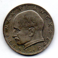 GERMANY - FEDERAL REPUBLIC, 2 Mark, Copper-Nickel, Year 1958-G, KM # 116 - 2 Marcos