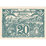 Autriche, Waizenkirchen, 20 Heller, Village 1920-12-31, SPL, Mehl:FS 1128a - Oesterreich