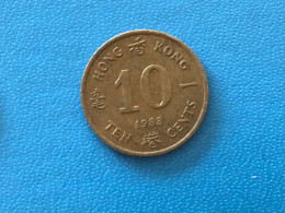 Münze Münzen Umlaufmünze Hongkong 10 Cents 1983 - Hong Kong