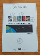 Belgium 2004 - FDS 3249/53 Bl 109 - Kuifje En De Maan/Tintin Et La Lune - MINT - 1999-2010