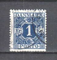 Demark 1921 Porto Mi 17 Canceled  - Portomarken