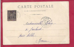 Y&T N°103  AGDE     Vers   ALBI      1899 - Briefe U. Dokumente