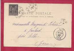 Y&T N°103     PARIS    Vers   ALBI      1900 - Storia Postale