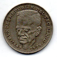 GERMANY - FEDERAL REPUBLIC, 2 Mark, Copper-Nickel, Year 1984-J, KM # 149 - 2 Mark