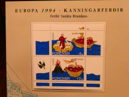 EUROPA CEPT 1994 BF FOROYAR-IRLANDE-ISLAND NEUF MNH** - 1994