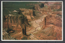 United States, AZ,  De Chelly Canyon, Spider Rock, Aerial View,  1981. - Altri & Non Classificati