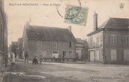 51 - Marne - Rilly La Montagne - Place De L'église - Format 9 X 14 - Rilly-la-Montagne