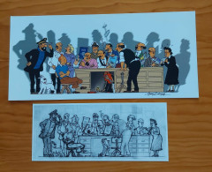 Belgium 2000 - Kuifje/Tintin - Ltd Edition Color-B&W Pastiche Ex-libris By Harry Edwood - Mint - Unclassified