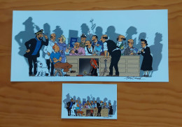 Belgium 2000 - Kuifje/Tintin - Ltd Edition Double Color Pastiche Ex-libris By Harry Edwood - Mint - Sin Clasificación