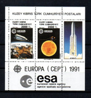 EUROPA CEPT 1991 CIPRO TURCA BF MNH** - 1991