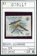 äussere Seychellen 1983- Seychelles 1983 -  ZIL ELWAGNE SESEL - Michel 54 - ** Mnh Neuf Postfris - Vögel Birds Oiseaux - Seychelles (1976-...)