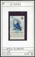 äussere Seychellen 1983- Seychelles 1983 -  ZIL ELWAGNE SESEL - Michel 64 - ** Mnh Neuf Postfris - Vögel Birds Oiseaux - Seychelles (1976-...)