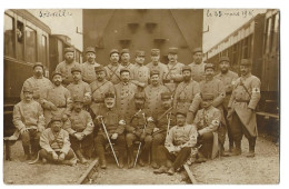 Sotteville Les Rouen Carte Photo Croix Rouge Red Cross Train Sanitaire Semi Permanent N°1 Militaria - Sotteville Les Rouen