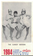 Kalender 1984 The Candy Sisters - Aangeboden Door Atlas Weekblad Kortrijk P34 - Small : 1981-90