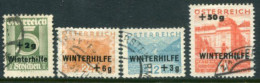 AUSTRIA 1933 Winter Relief Used.  Michel 563-66 - Gebruikt