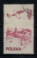 Pologne - P.A. - "Avion TS-11 - Iskra Et Château De Varsovie" - T. Oblitéré N° 58 De 1978 - Used Stamps