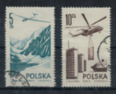 Pologne - P.A. "Aéronautique" - Série Oblitérée N° 55 à 56 De 1976 - Oblitérés