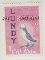 #11 Great Britain Lundy Island Puffin Stamp 1989 60th Anniversary Overprint Trial Invert Mint #146x Price Slashed! - Local Issues