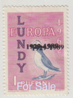 #13 Great Britain Lundy Island Puffin Stamp 1989 60th Anniversary Overprint Trial Double Mint #146xi Price Slashed! - Local Issues