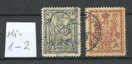 POLEN Poland 1915 Stadtpost Warschau Michel 1 - 2 O - Used Stamps