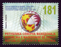 North Macedonia 2022 FIFA World Cup Qatar Football Soccer Sports MNH - 2022 – Qatar