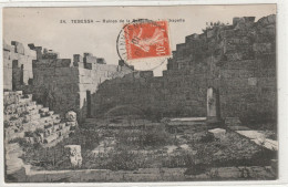 ALGERIE 429 : Tébessa Ruines De La Basilique , La Chapelle : édit. ? N° 24 - Tebessa