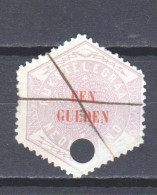 Netherlands 1877 Telegram NVPH TG11 Canceled (2) - Télégraphes