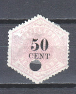 Netherlands 1877 Telegram NVPH TG9 MH (*) - Telegramzegels