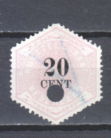 Netherlands 1877 Telegram NVPH TG6 Canceled (1) - Telegraphenmarken