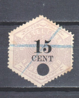 Netherlands 1877 Telegram NVPH TG5 Canceled  - Telegraphenmarken
