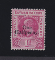 Cayman Islands, SG 17 Var, MLH "Slotted Frame" Variety - Cayman Islands