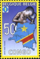 252545 MNH BELGICA 2010 CINCUENTENARIO DE LA INDEPENDENCIA DEL CONGO - Andere & Zonder Classificatie